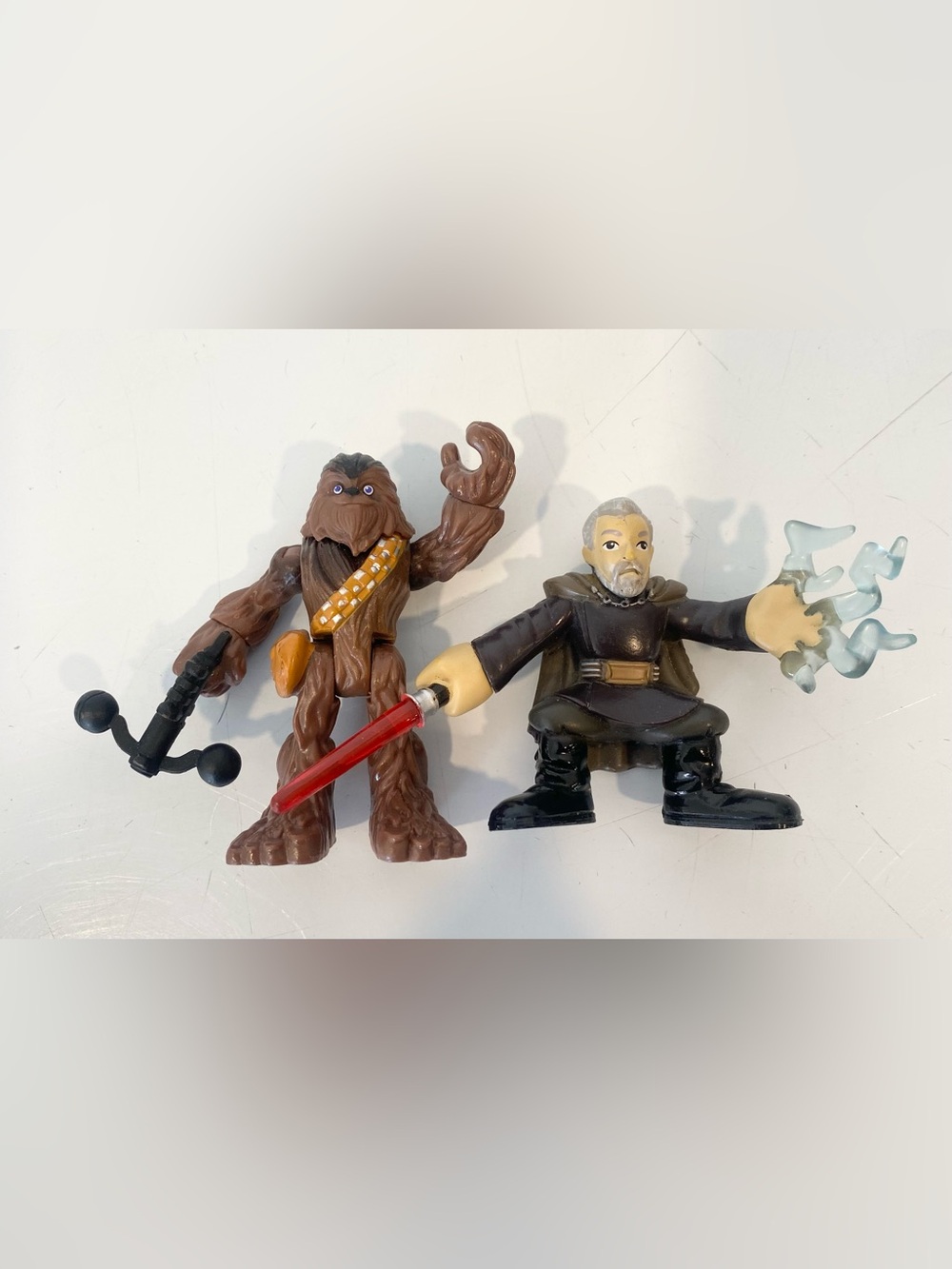 Star Wars Galactic Heroes Figure Lot 6 Dooku Han Solo Obi-Wan Chewbacca - Picture 6 of 7